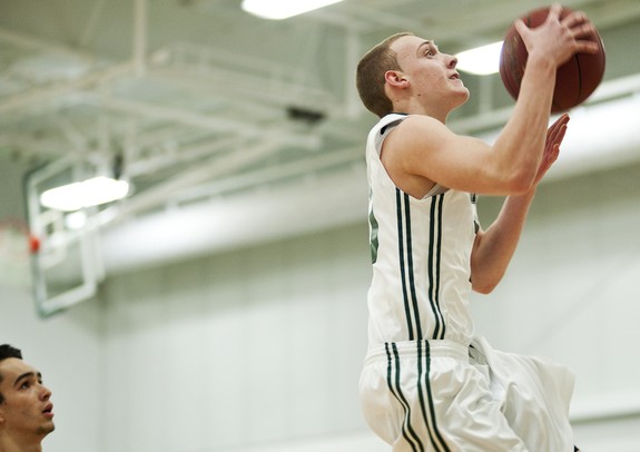 Arbor Prep HIgh School Michael Donatelli shoots in the game against Rudolf Steiner on Tuesday, Jan. 22. The Gators won 65-58. Daniel Brenner I AnnArbor.com